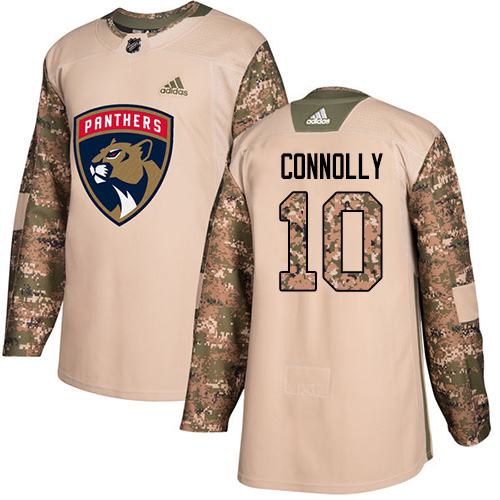 Adidas Panthers #10 Brett Connolly Camo Authentic 2017 Veterans Day Stitched Youth NHL Jersey